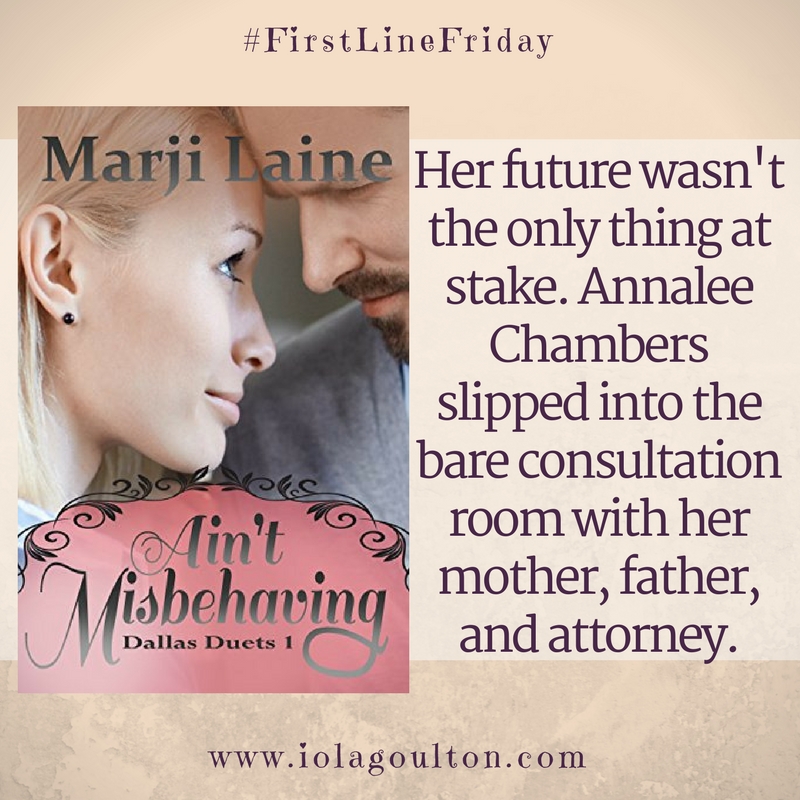 First Line: Her future wasn't the only thing at stake. Annalee Chambers slipped into the bare consultation room with her mother, father, and attorney.