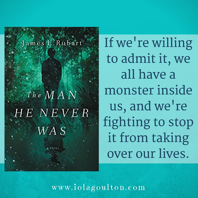 Book Quote: "If we're willing to admit it, we all have a monster inside us, and we're fighting to stop it from taking over our lives."