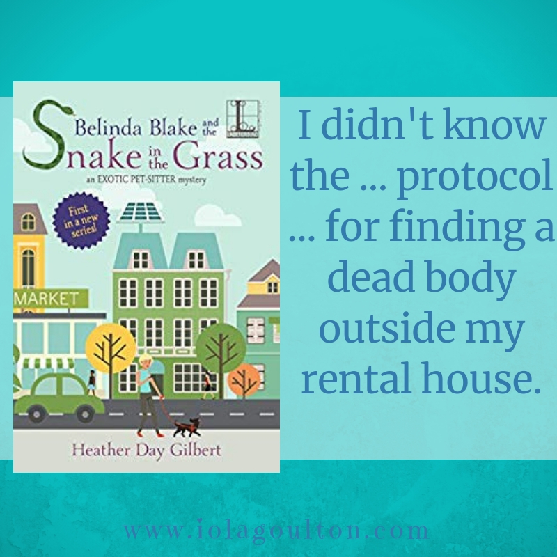 "I didn't know the ... protocol ... for finding a dead body outside my rental house."