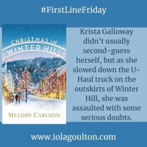 Krista Galloway didn't usually second-guess herself, but as she slowed down the U-Haul truck on the outskirts of Winter Hill, she was assaulted with some serious doubts.