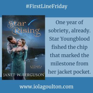First line from Star Rising: One year of sobriety, already. Star Youngblood fished the chip that marked the milestone from her jacket pocket.