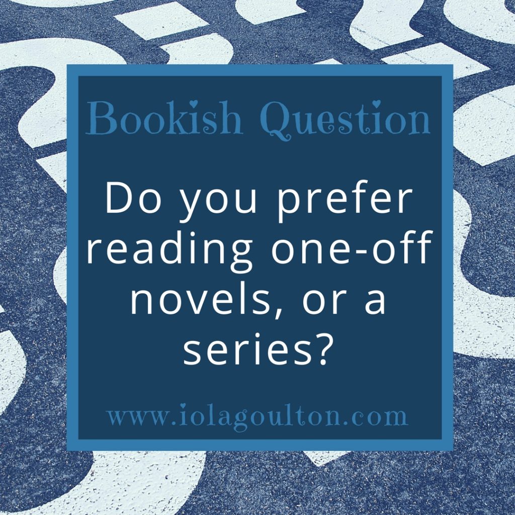 Bookish Question #7: Standalone or series?