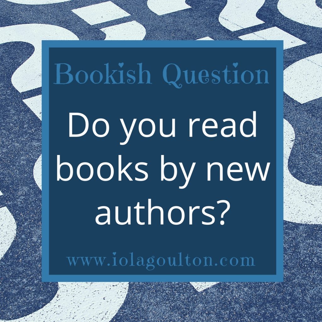 Do you read books by new authors?