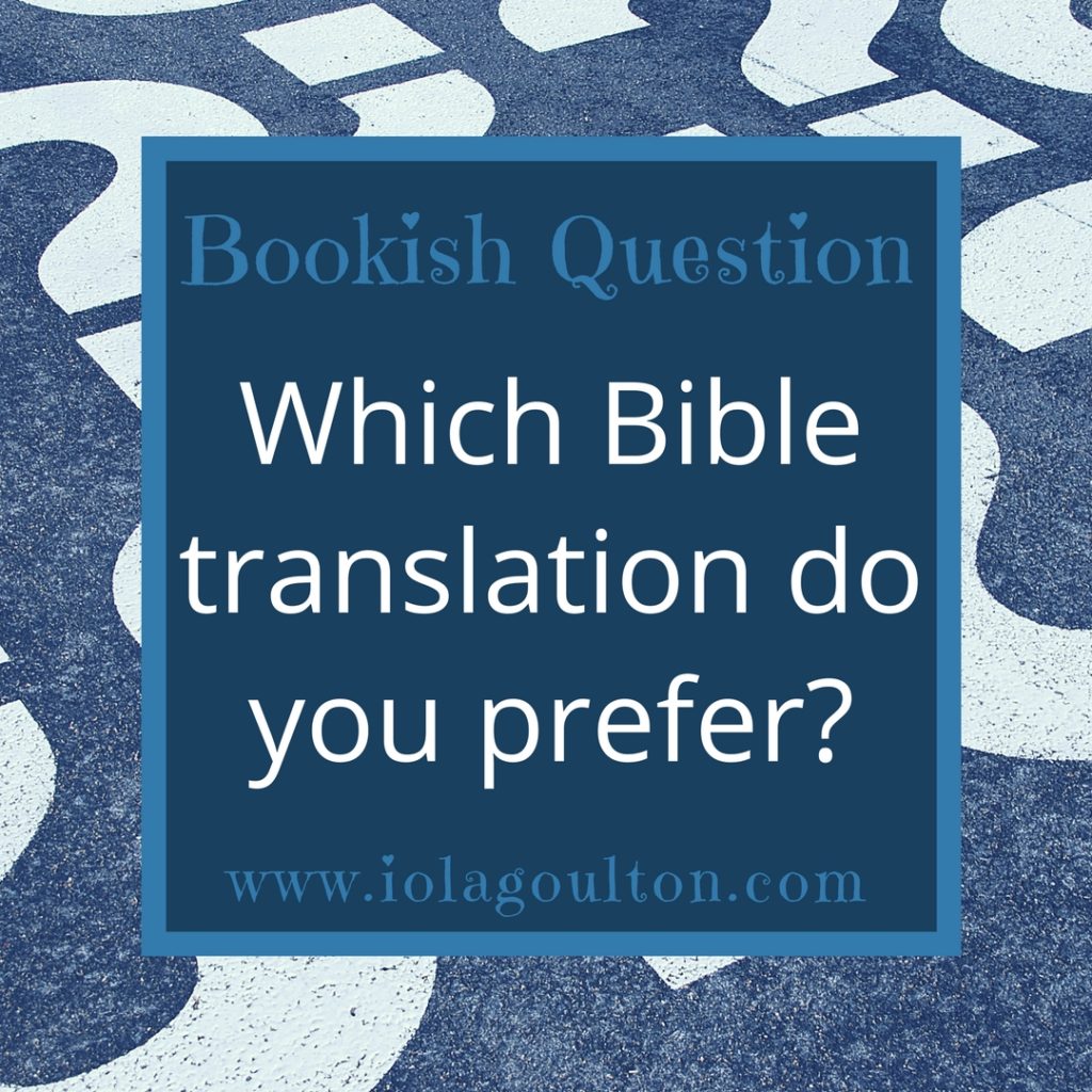 Which Bible translation do you prefer?