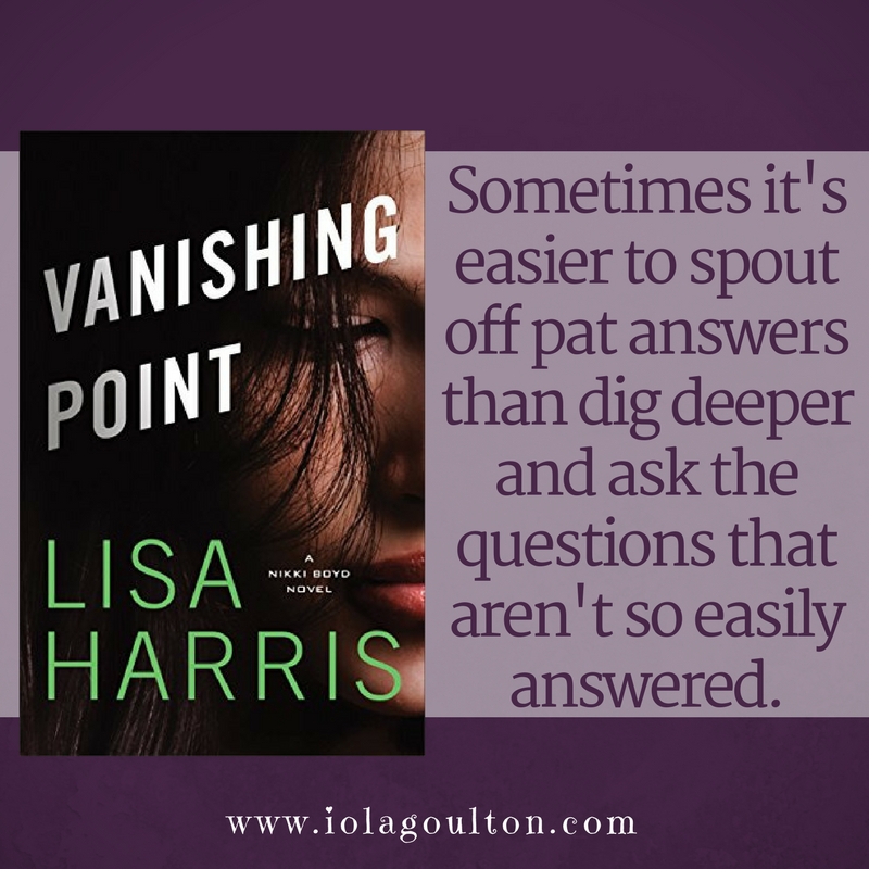 Quote from Vanishing Point by Lisa Harris