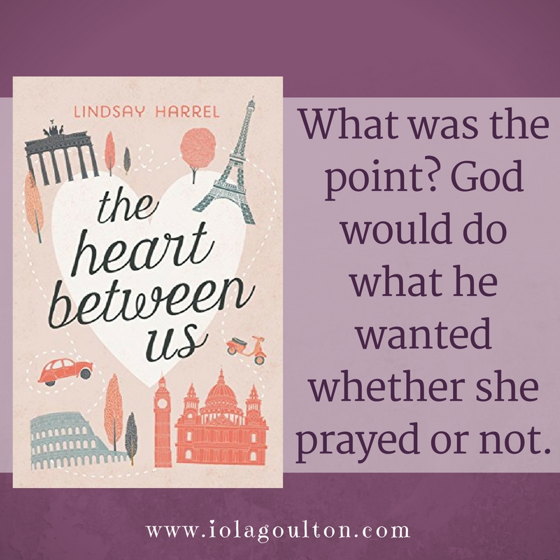 Quote from The Heart Between Us: What was the point? God would do what he wanted whether she prayed or not.