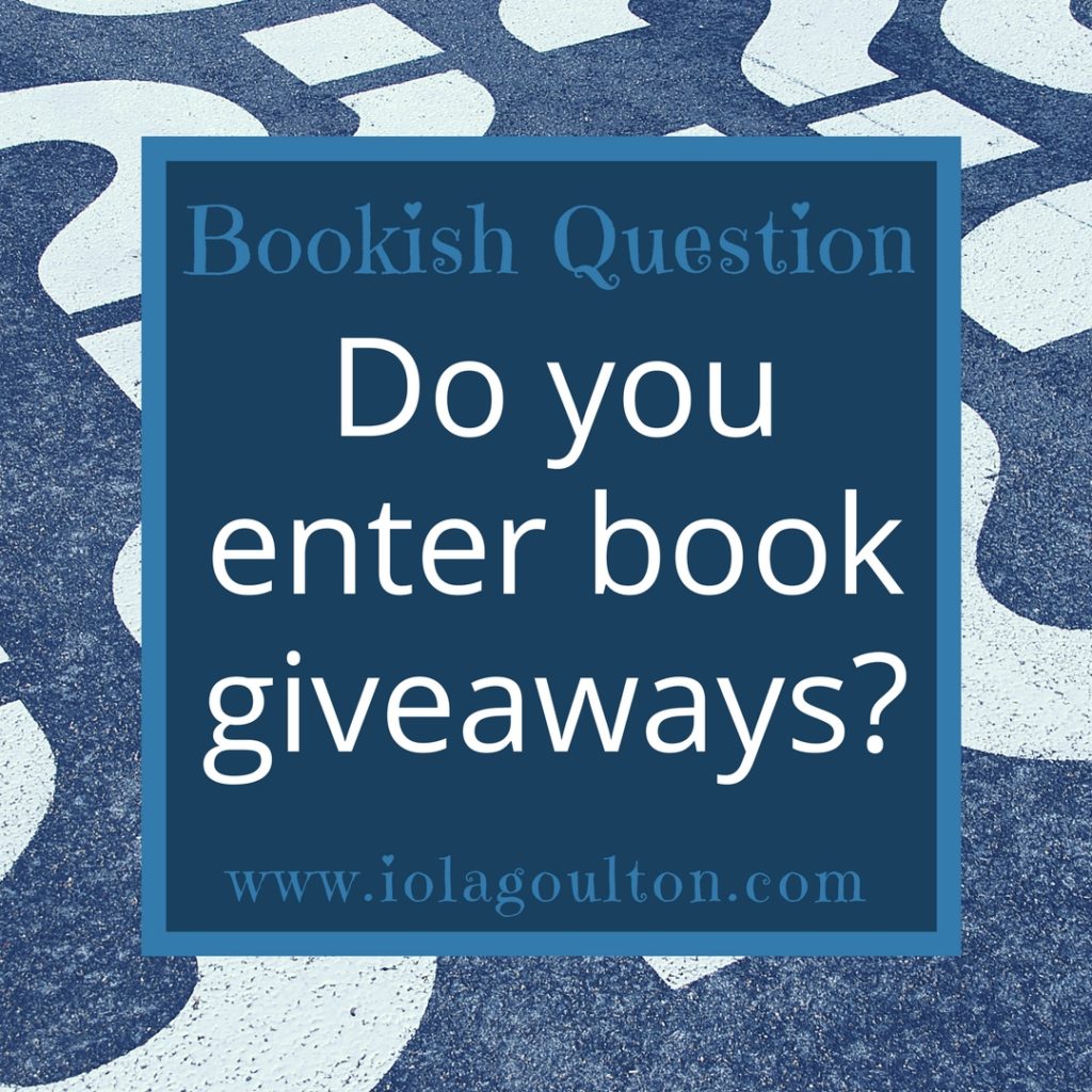 Do you enter book giveaways?