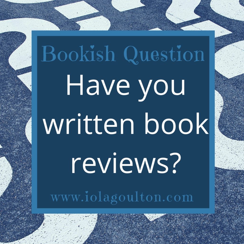 Have you written book reviews?