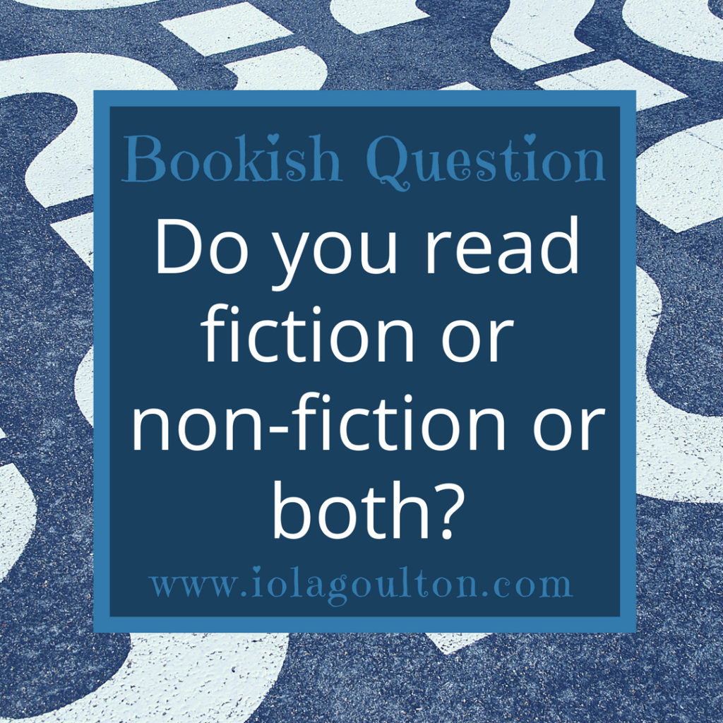 Do you read fiction or non-fiction or both?