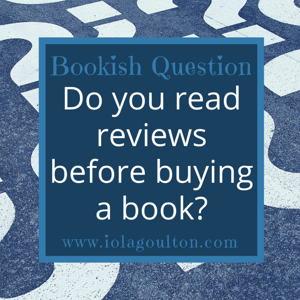 Do you read reviews before buying a book?