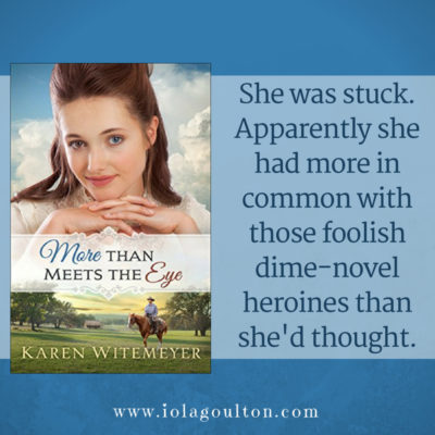 Book Review More than Meets the Eye by Karen Witemeyer