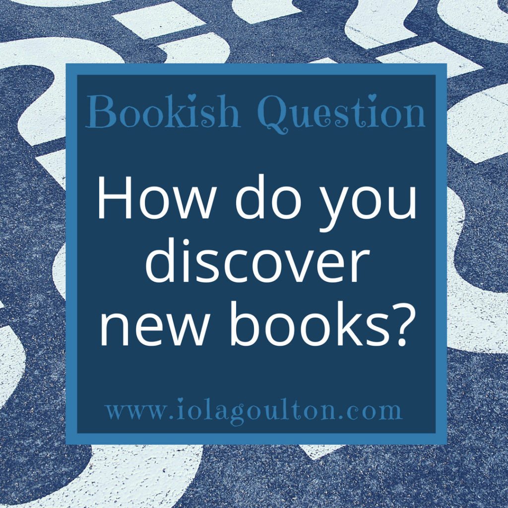 How do you discover new books?
