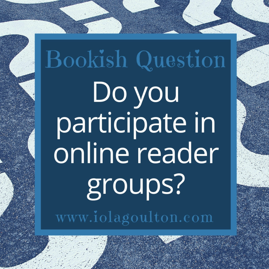 Do you participate in online reader groups?