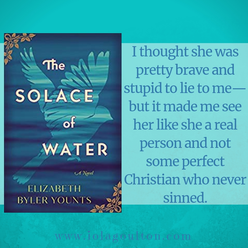 Quote from The Solace of Water: I thought she was pretty brave and stupid to lie to me—but it made me see her like she a real person and not some perfect Christian who never sinned.