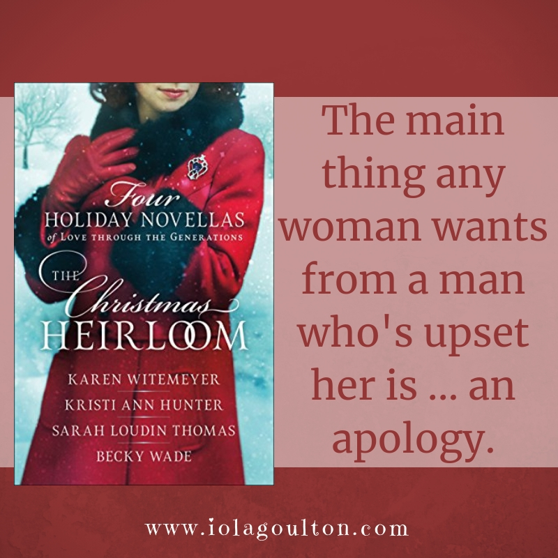 Quote from A Shot at Love by Sarah Loudin Thomas, featured in Christmas Heirloom