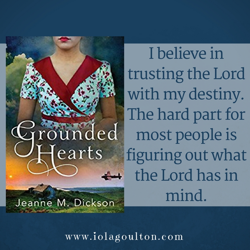 Quote from Grounded Hearts by Jeanne M Dickson: I believe in trusting the Lord with my destiny. The hard part for most people is figuring out what the Lord has in mind.