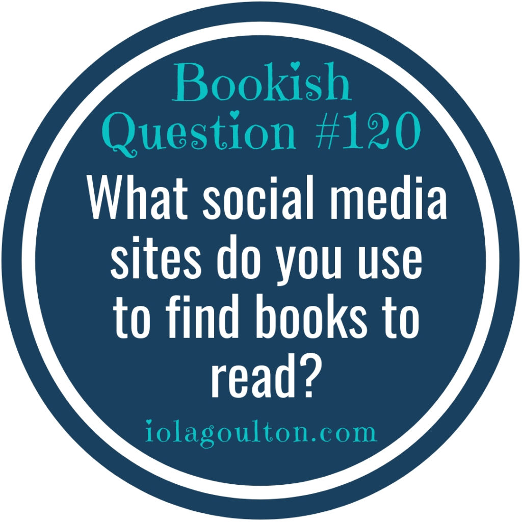 What social media sites do you use to find books to read?