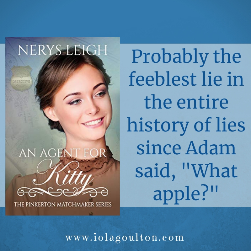 Probably the feeblest lie in the entire history of lies since Adam said, "What apple?"