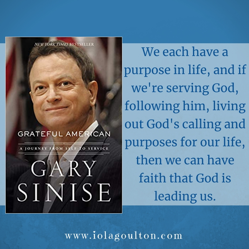 We each have a purpose in life, and if we're serving God, following him, living out God's calling and purposes for our life, then we can have faith that God is leading us.