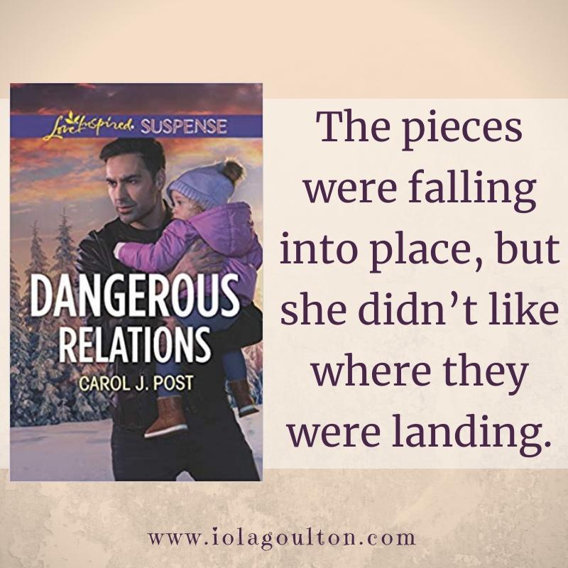 Quote from Dangerous Relations: The pieces were falling into place, but she didn’t like where they were landing.