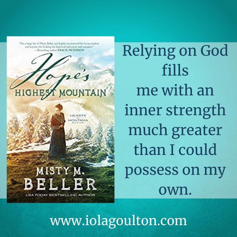 Relying on God fills me with an inner strength much greater than I could possess on my own.