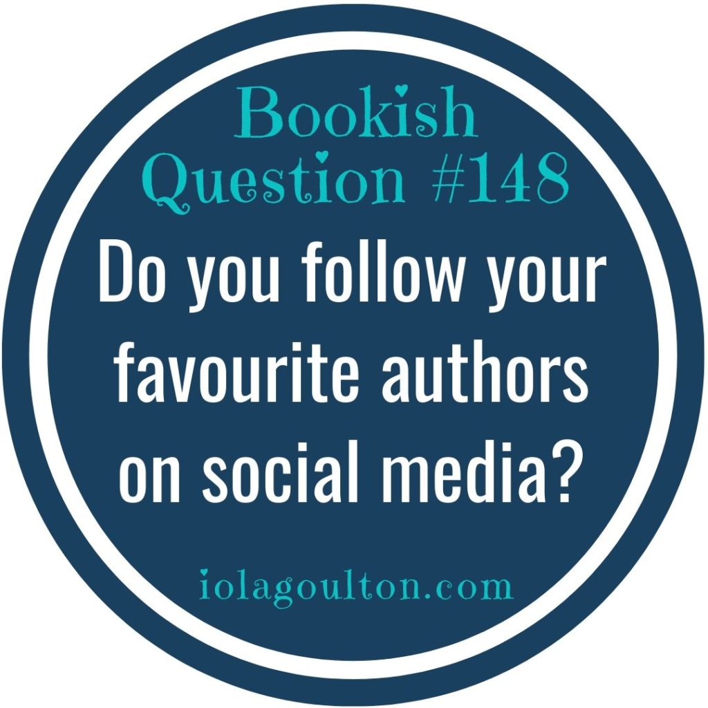 Do you follow your favourite authors on social media?