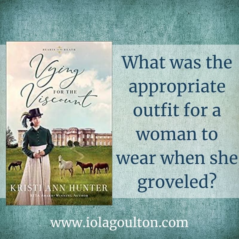 What was the appropriate outfit for a woman to wear when she groveled?