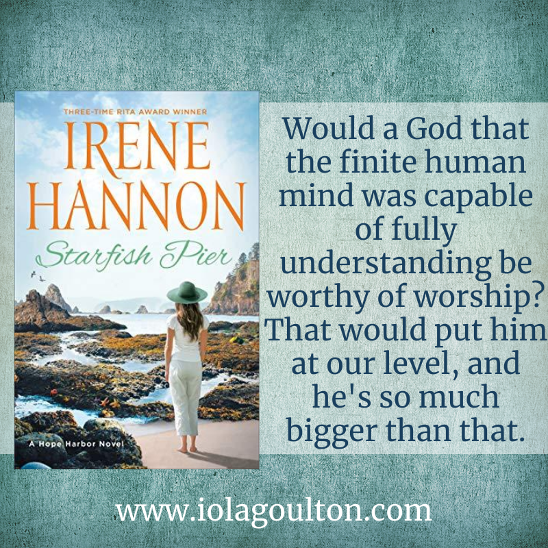 Would a God that the finite human mind was capable of fully understanding be worthy of worship? That would put him at our level, and he's so much bigger than that.