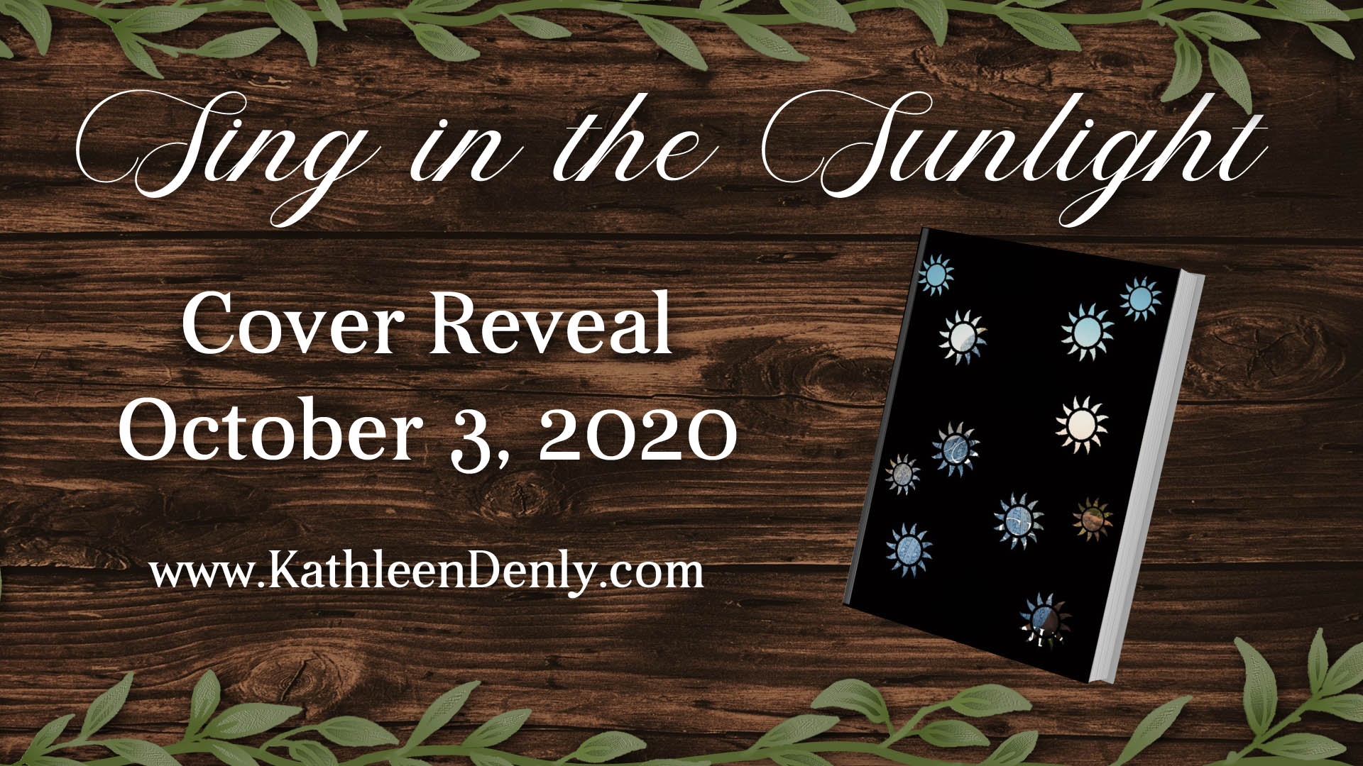 Cover Reveal Sing in the Sunlight