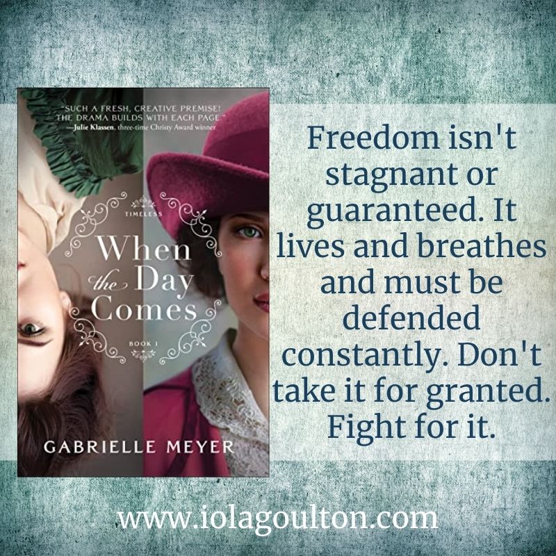 Freedom isn't stagnant or guaranteed. It lives and breathes and must be defended constantly. Don't take it for granted. Fight for it.