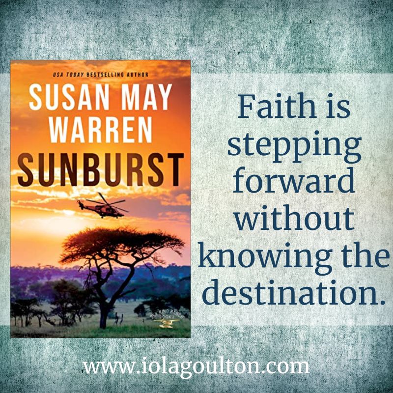 Faith is stepping forward without knowing the destination.