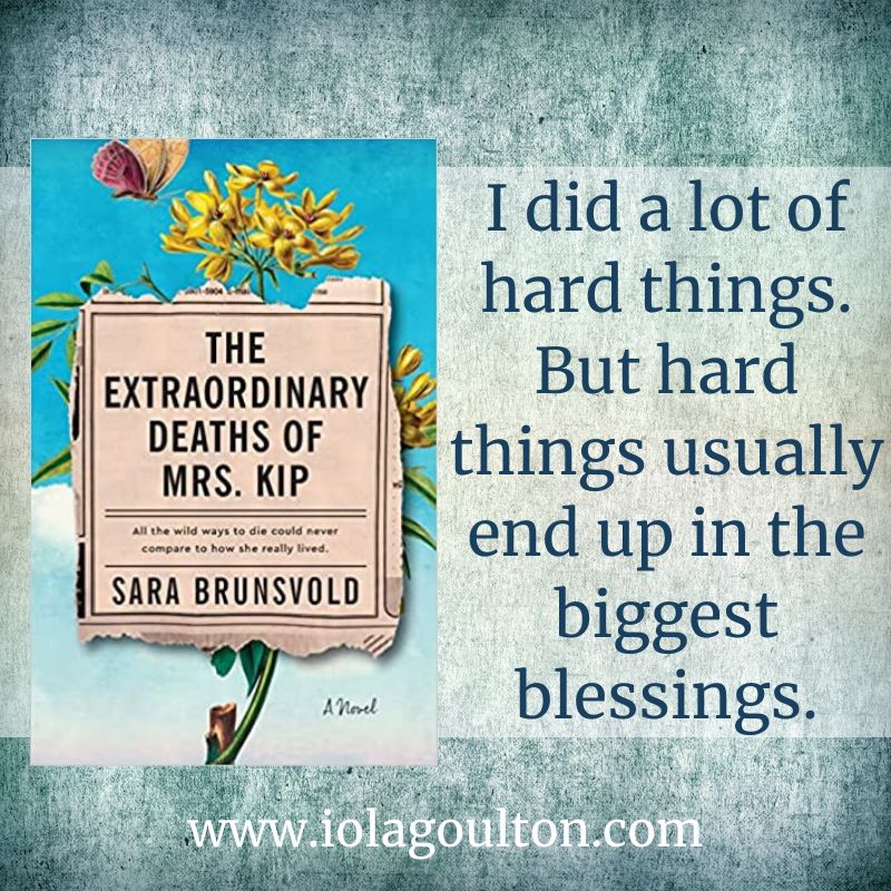 I did a lot of hard things. But hard things usually end up in the biggest blessings.