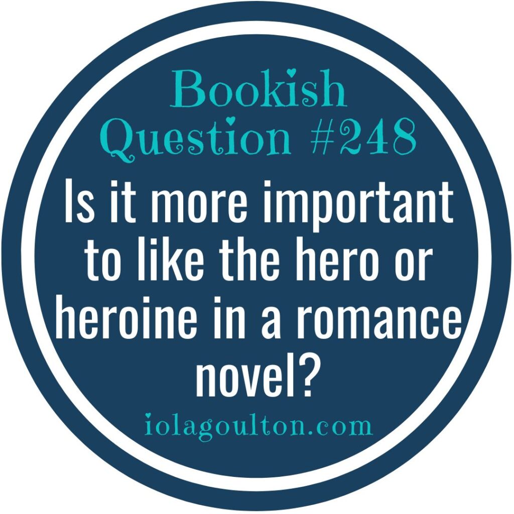 Is it more important for you to like the hero or heroine in a Christian romance?