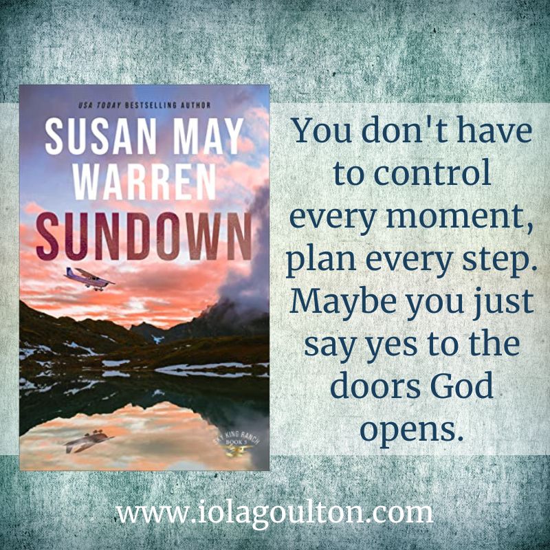 You don't have to control every moment, plan every step. Maybe you just say yes to the doors God opens.