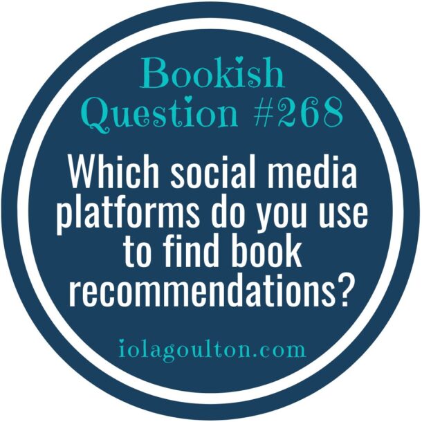 Bookish Question #268 | Which social media platforms do you use to find ...