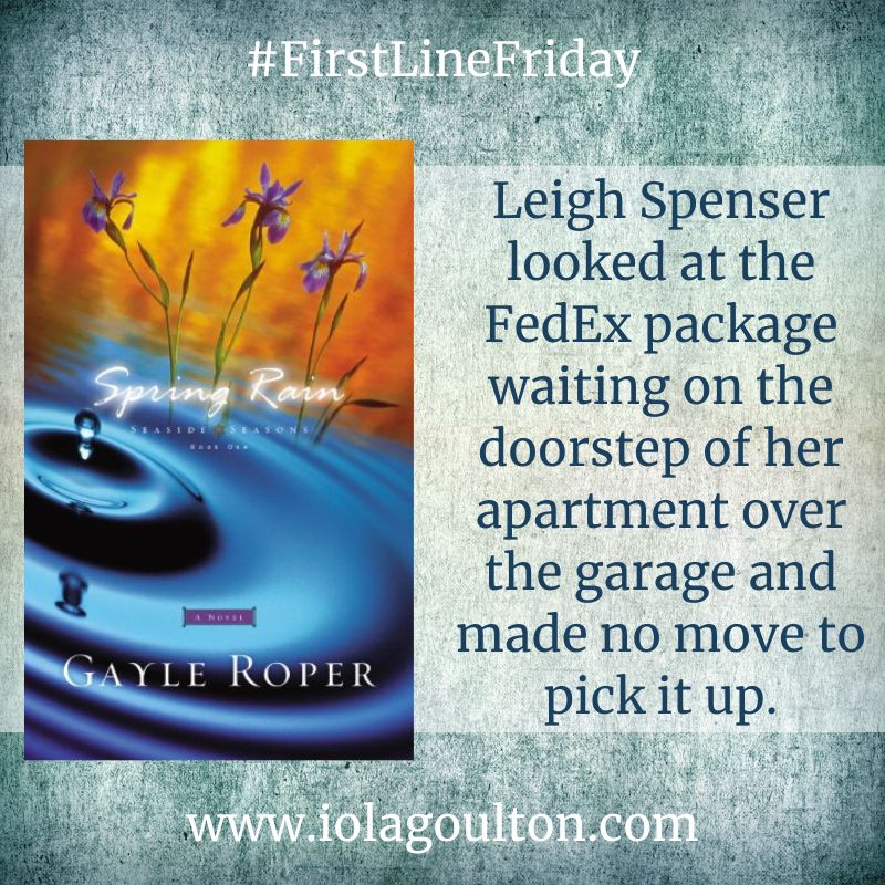 Leigh Spenser looked at the FedEx package waiting on the doorstep of her apartment over the garage and made no move to pick it up.