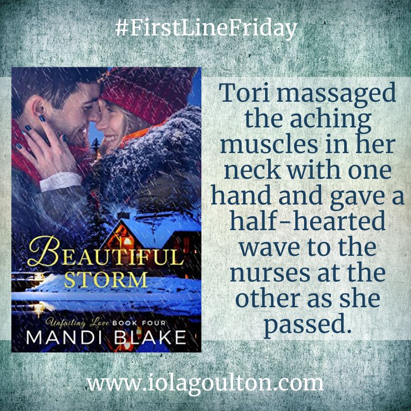 Tori massaged the aching muscles in her neck with one hand and gave a half-hearted wave to the nurses at the other as she passed.