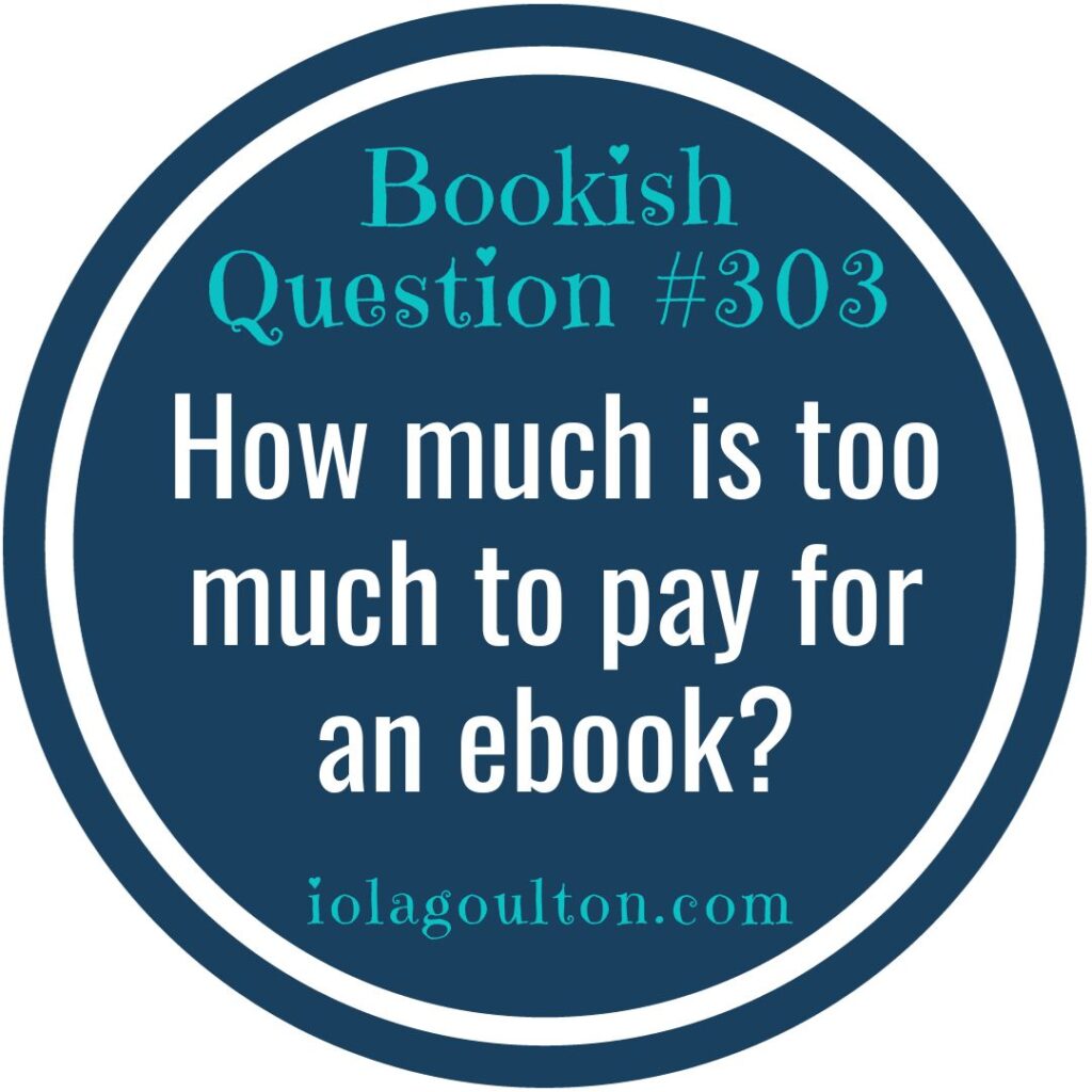 How much is too much to pay for an ebook?