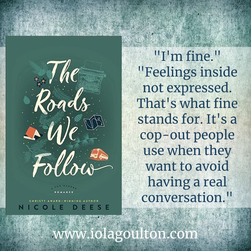 "I'm fine." "Feelings inside not expressed. That's what fine stands for. It's a cop-out people use when they want to avoid having a real conversation."