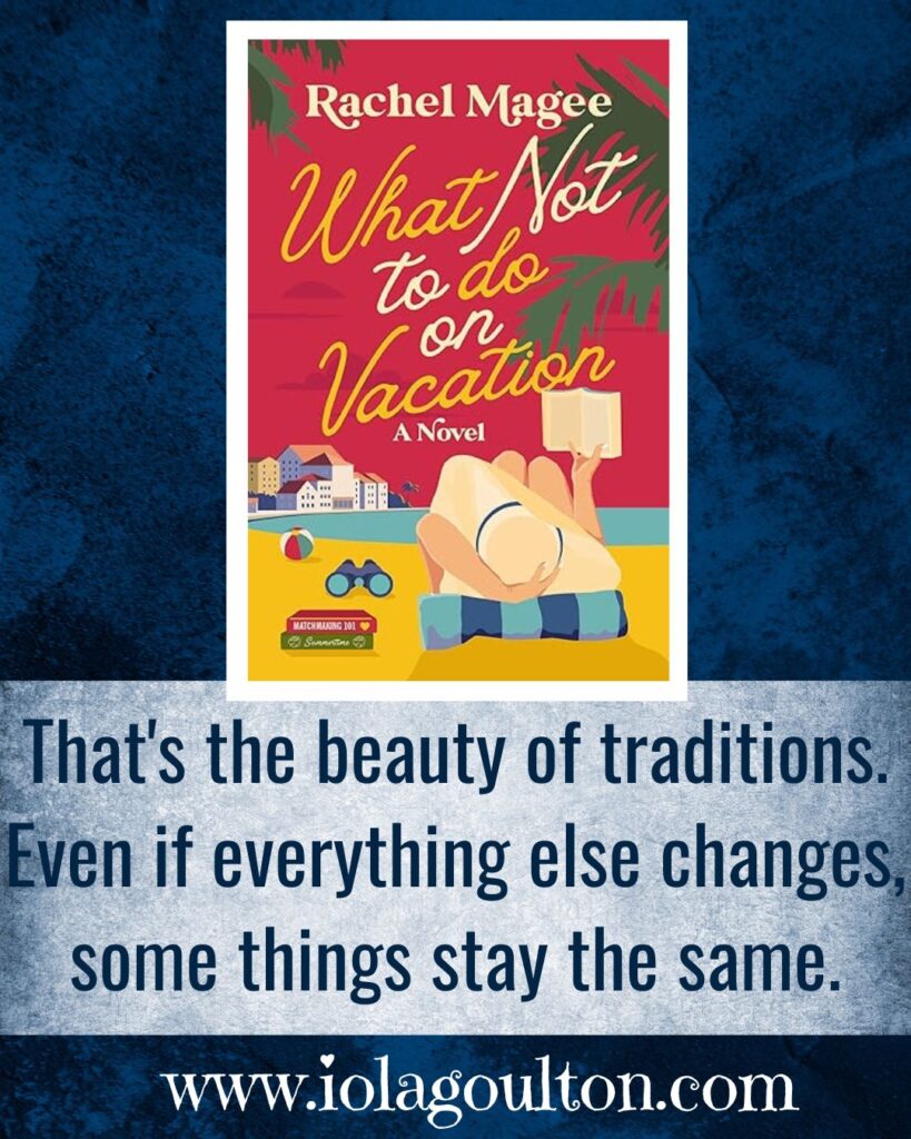 That's the beauty of traditions. Even if everything else changes, some things stay the same.