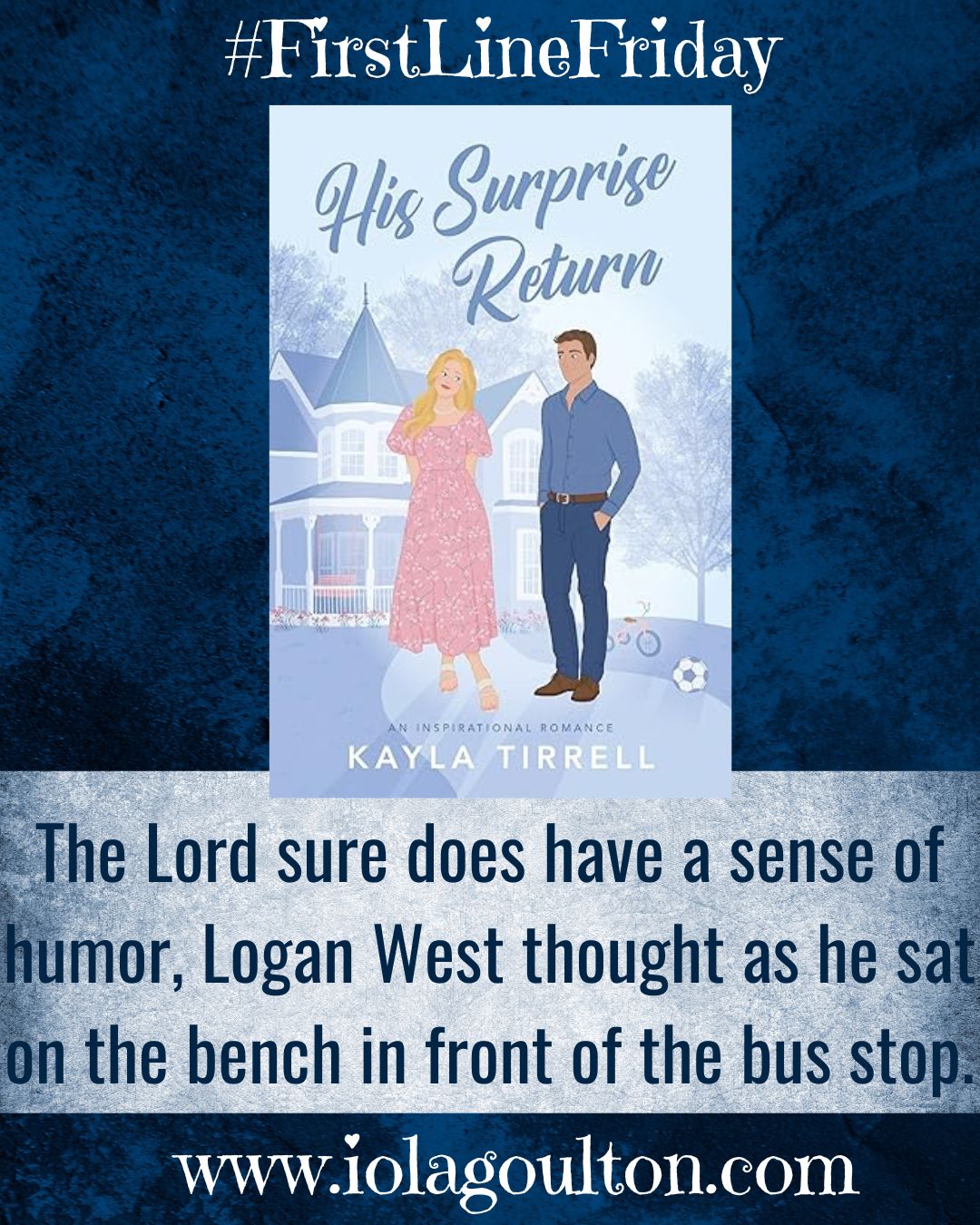 The Lord sure does have a sense of humor, Logan West thought as he sat on the bench in front of the bus stop.