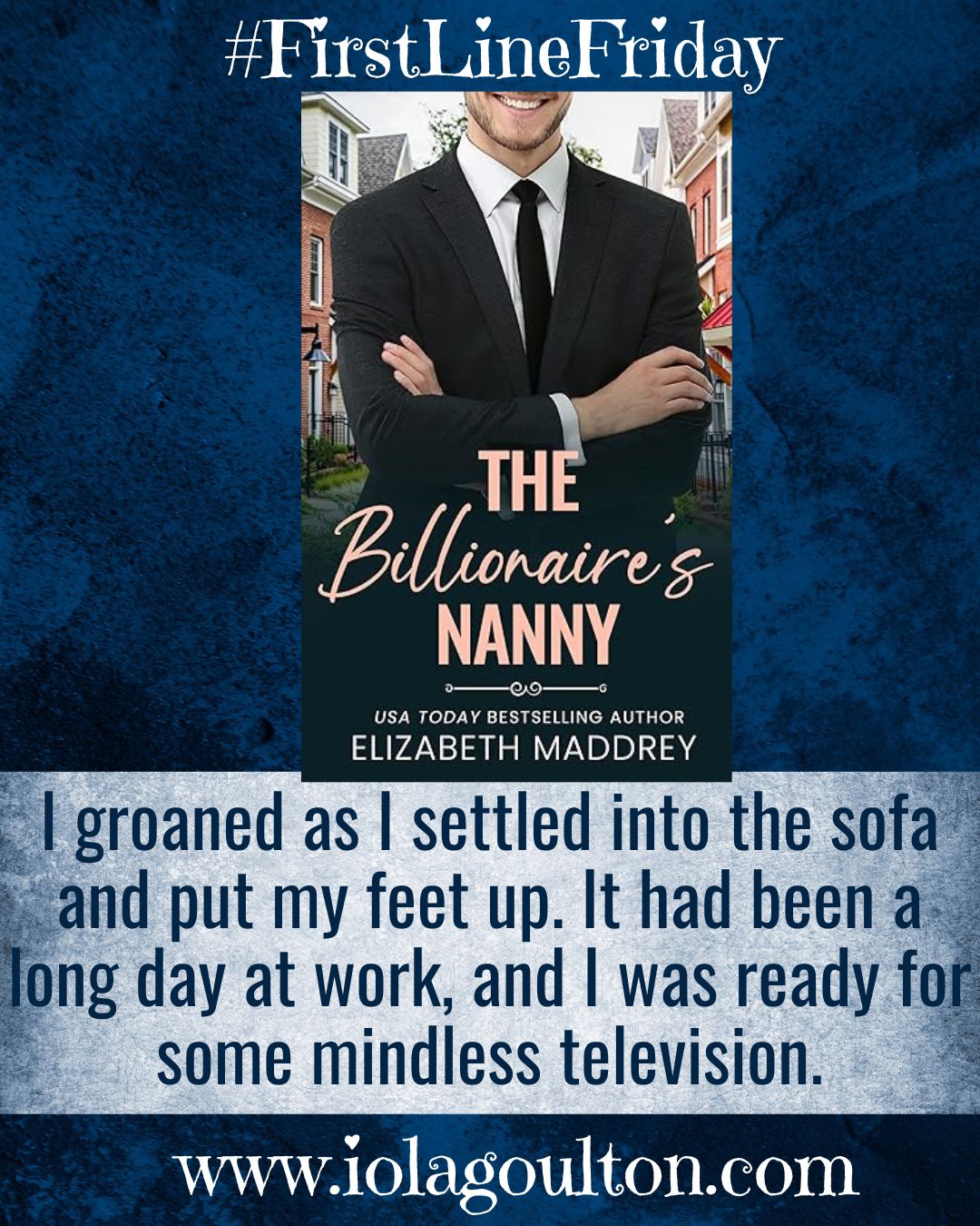 I groaned as I settled into the sofa and put my feet up. It had been a long day at work, and I was ready for some mindless television.