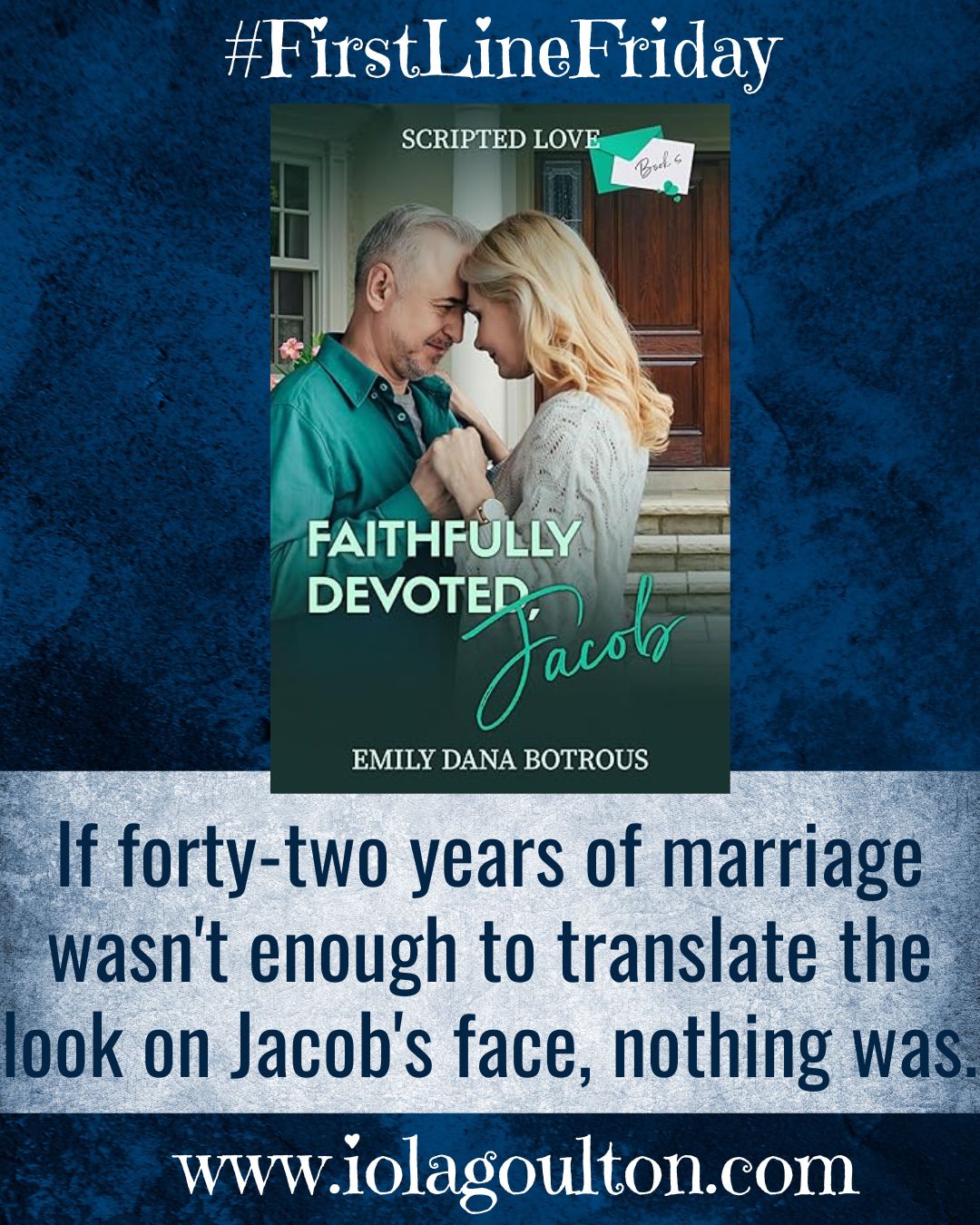 If forty-two years of marriage wasn't enough to translate the look on Jacob's face, nothing was.