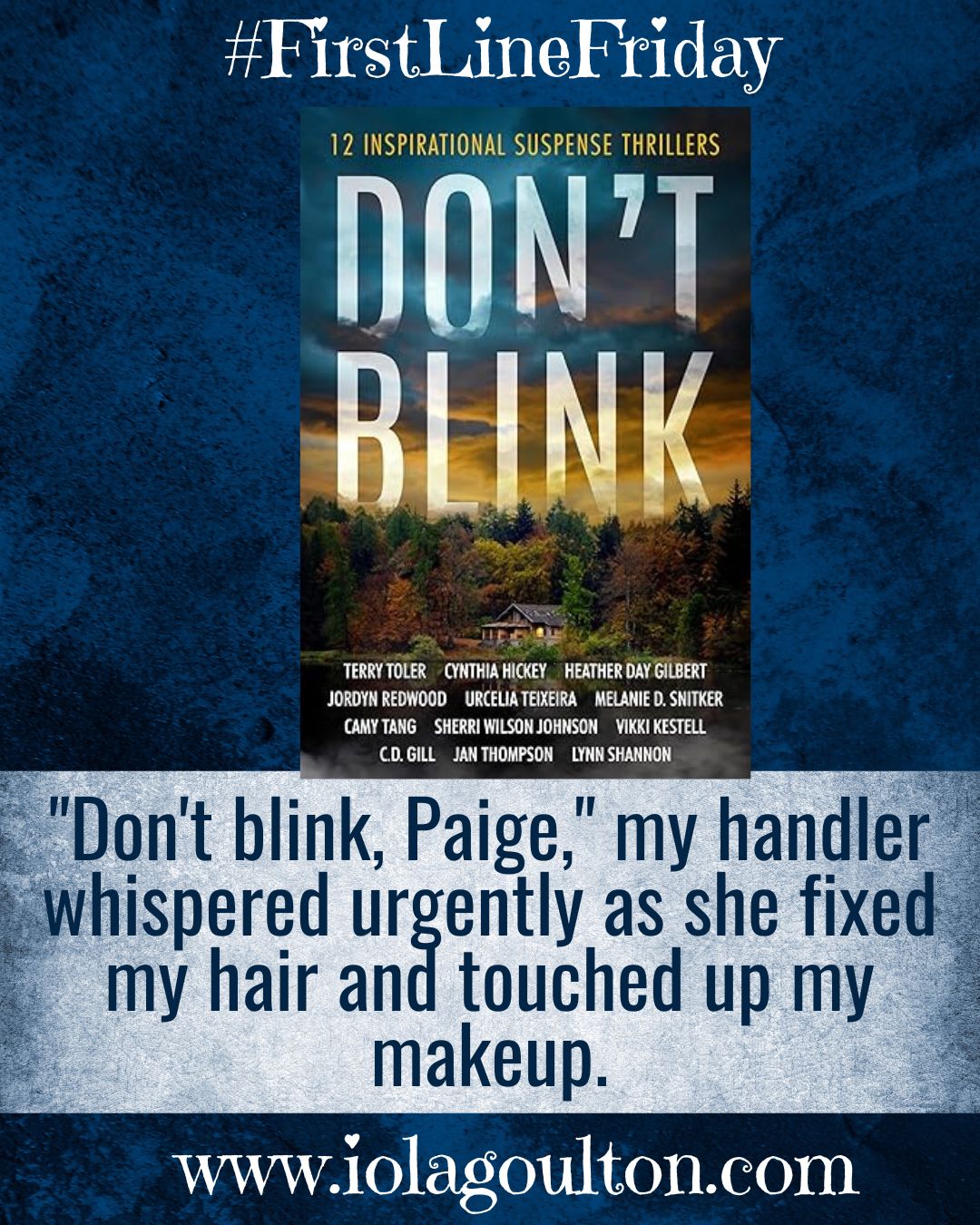 "Don't blink, Paige," my handler whispered urgently as she fixed my hair and touched up my makeup.