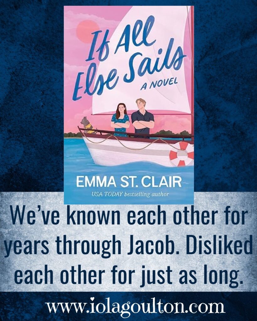 We’ve known each other for years through Jacob. Disliked each other for just as long.