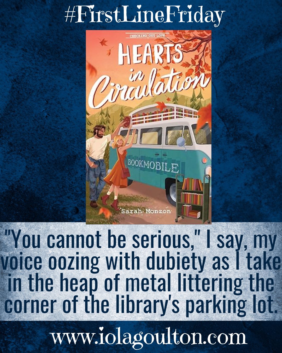 "You cannot be serious," I say, my voice oozing with dubiety as I take in the heap of metal littering the corner of the library's parking lot.