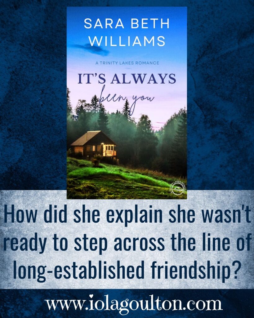 How did she explain she wasn't ready to step across the line of long-established friendship?