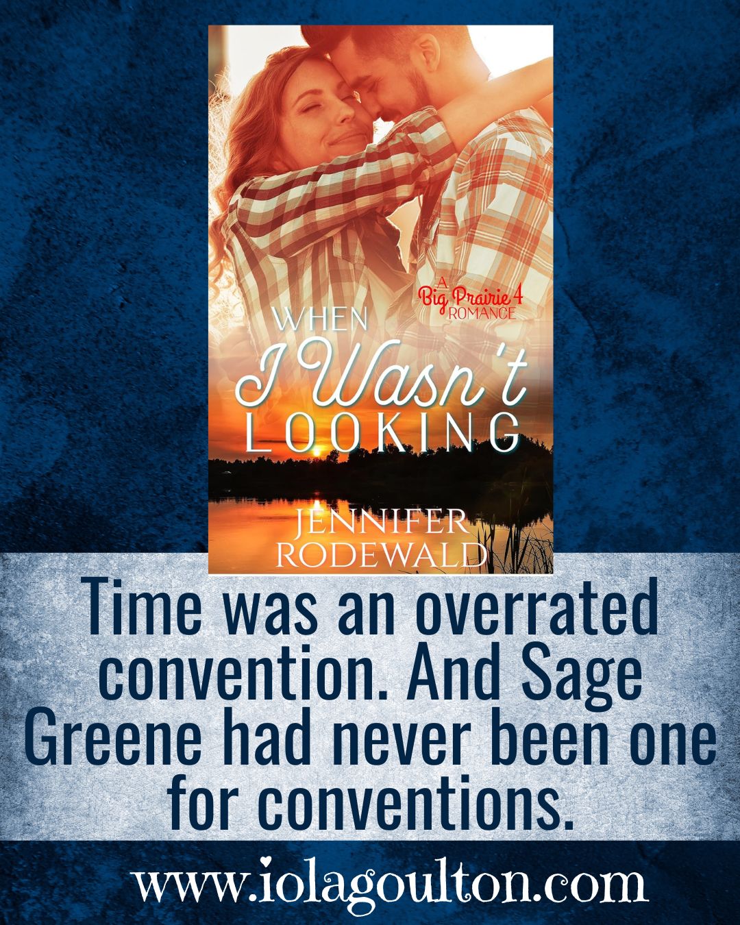 Time was an overrated convention. And Sage Greene had never been one for conventions.